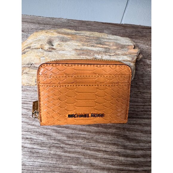 Michael Kors Medium ZA Card Case Wallet Cider - Picture 1 of 7